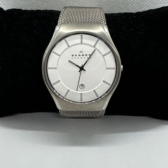 Skagen 956XLTTW Women\'s Silver Stainless Steel Mesh Analog Quartz Watch JNA543 main image 11
